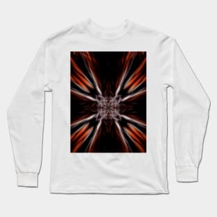 Abstract futuristic stylized cross, stylization of Maltese cross 2 Long Sleeve T-Shirt